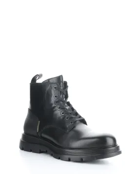 11759 BLACK Round Toe Boots