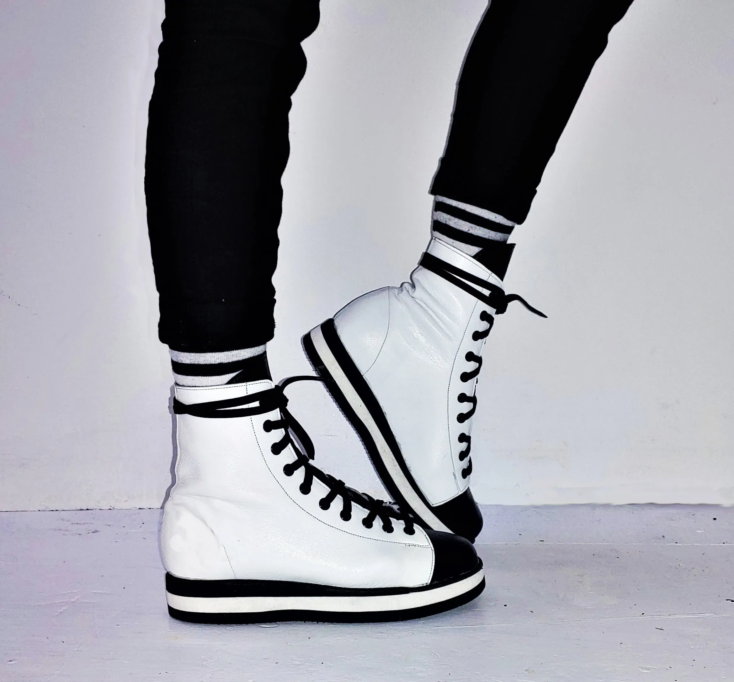 2-Tone Hi Tops