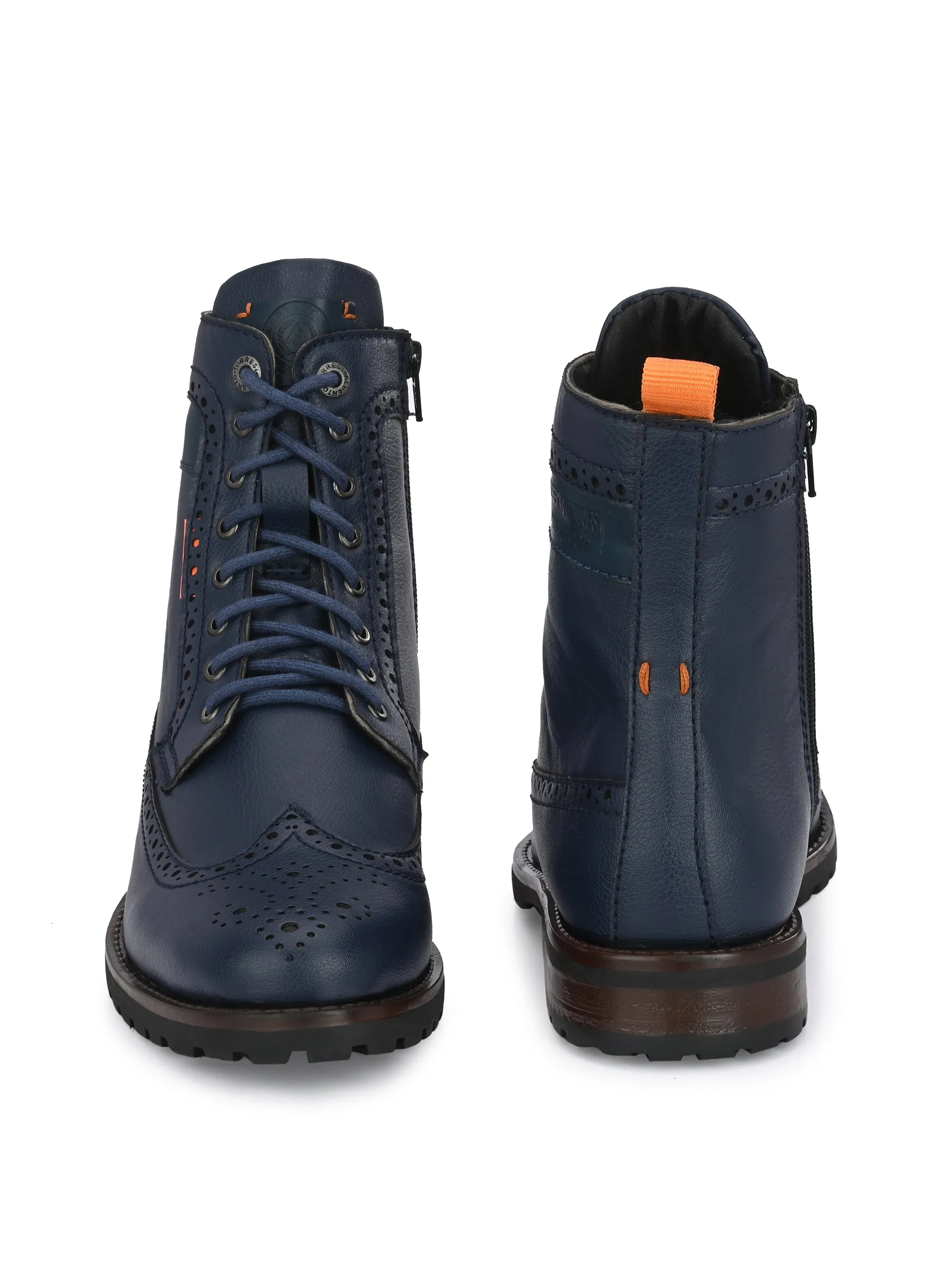 Alberto Torresi Men Blue Zayn Boots