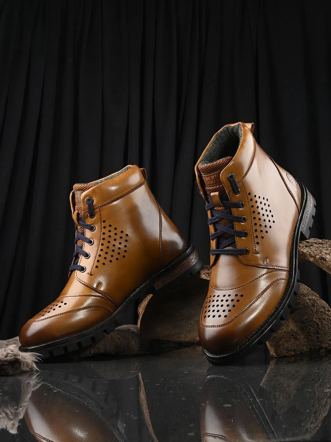 Albeto Torresi Ankel Higth Lace Up Boot For Men