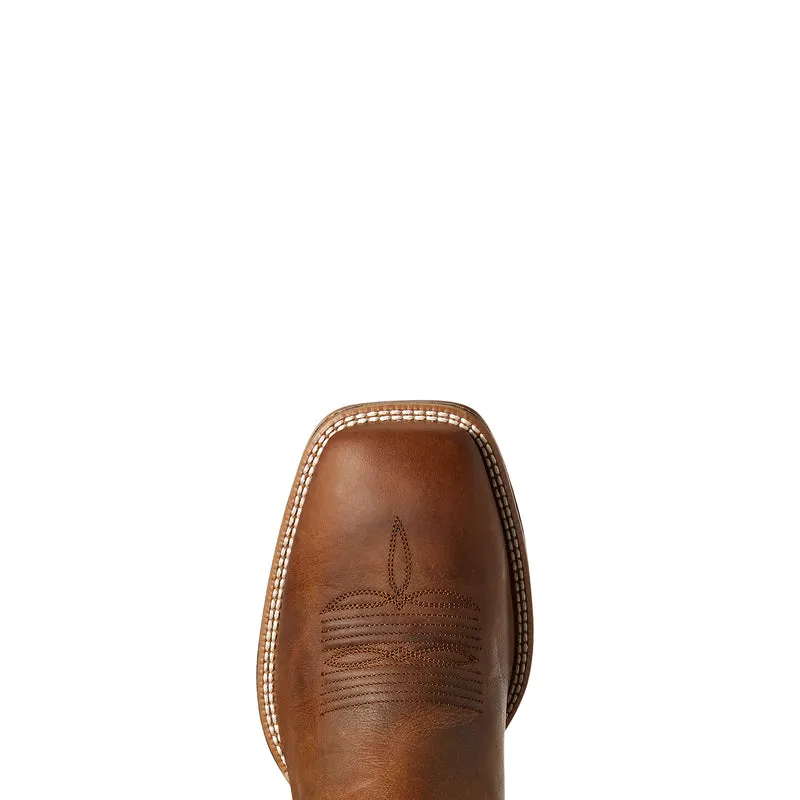 'Ariat' Men's 13 Solado VentTEK Western Square Toe - Sorrel Crunch