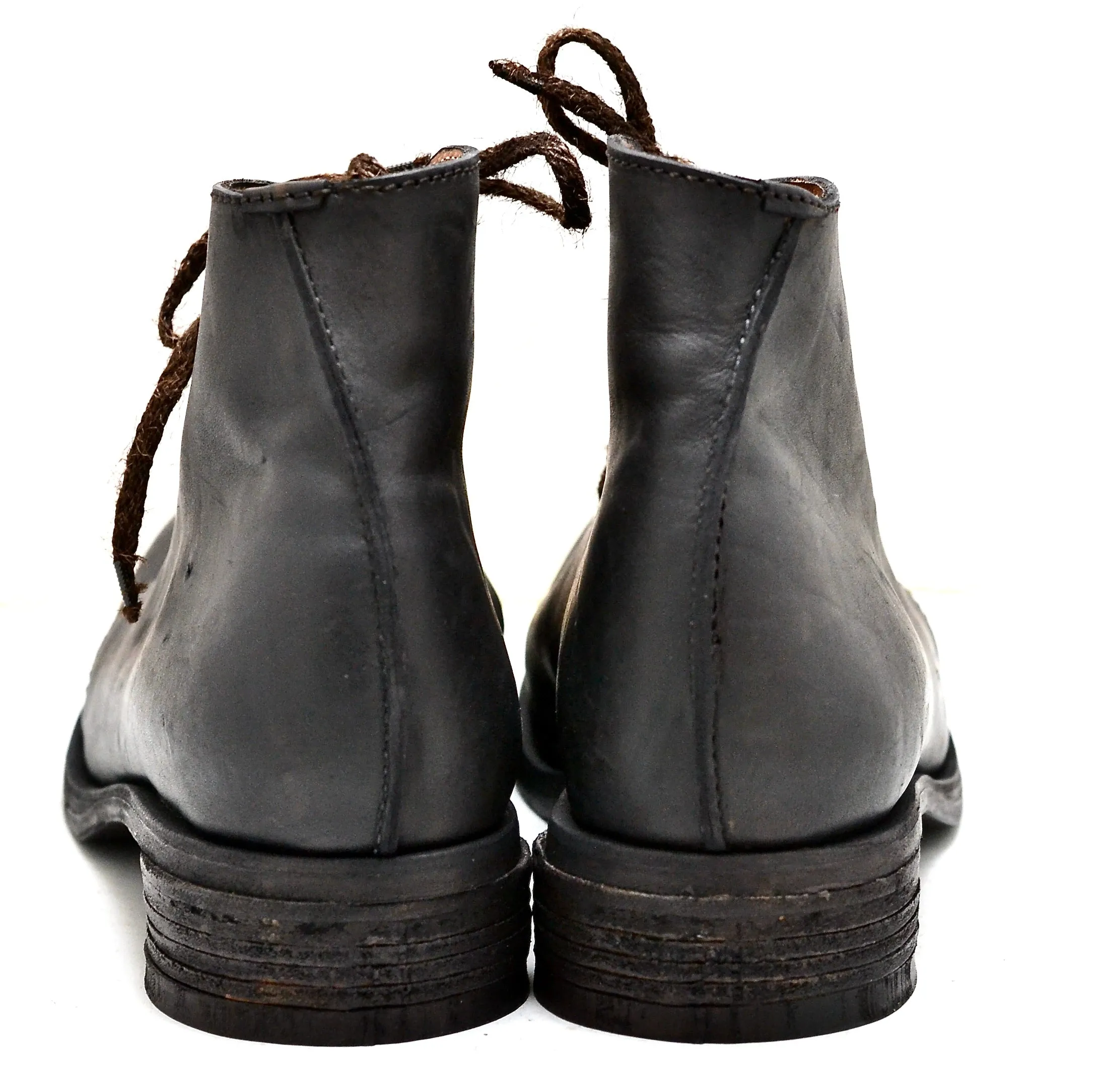 Asym derby boot  |  Black/ brown | Horse