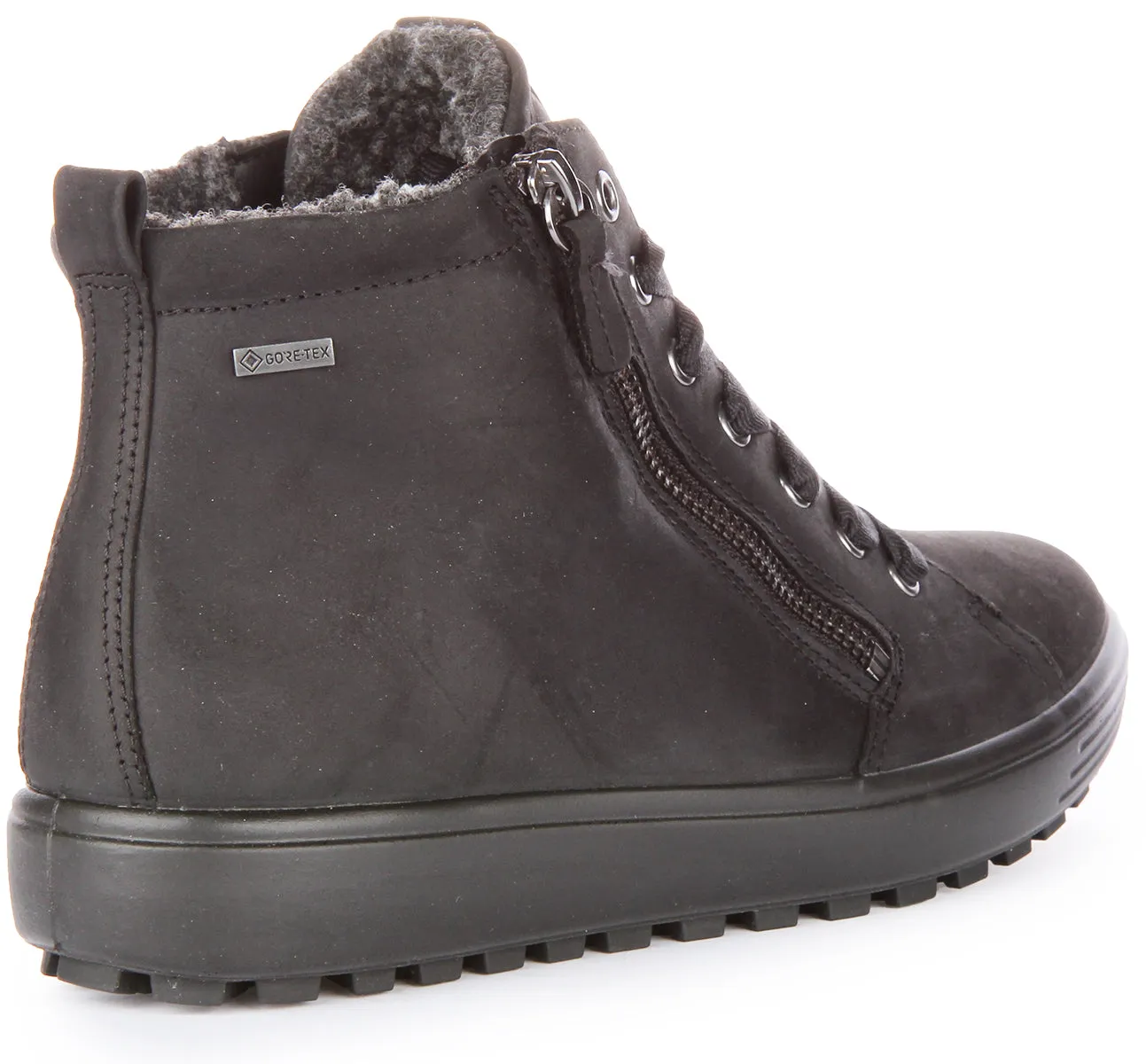 Ecco Soft 7 Tred Waterproof In Black For Women