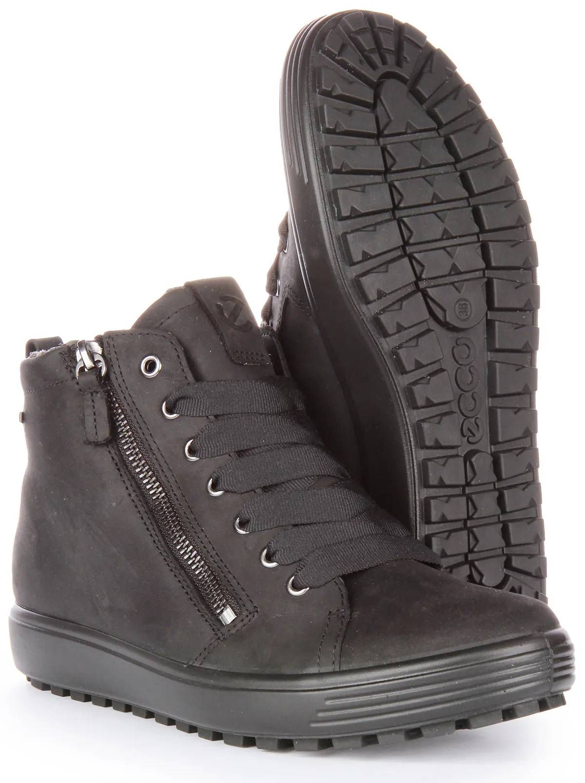 Ecco Soft 7 Tred Waterproof In Black For Women