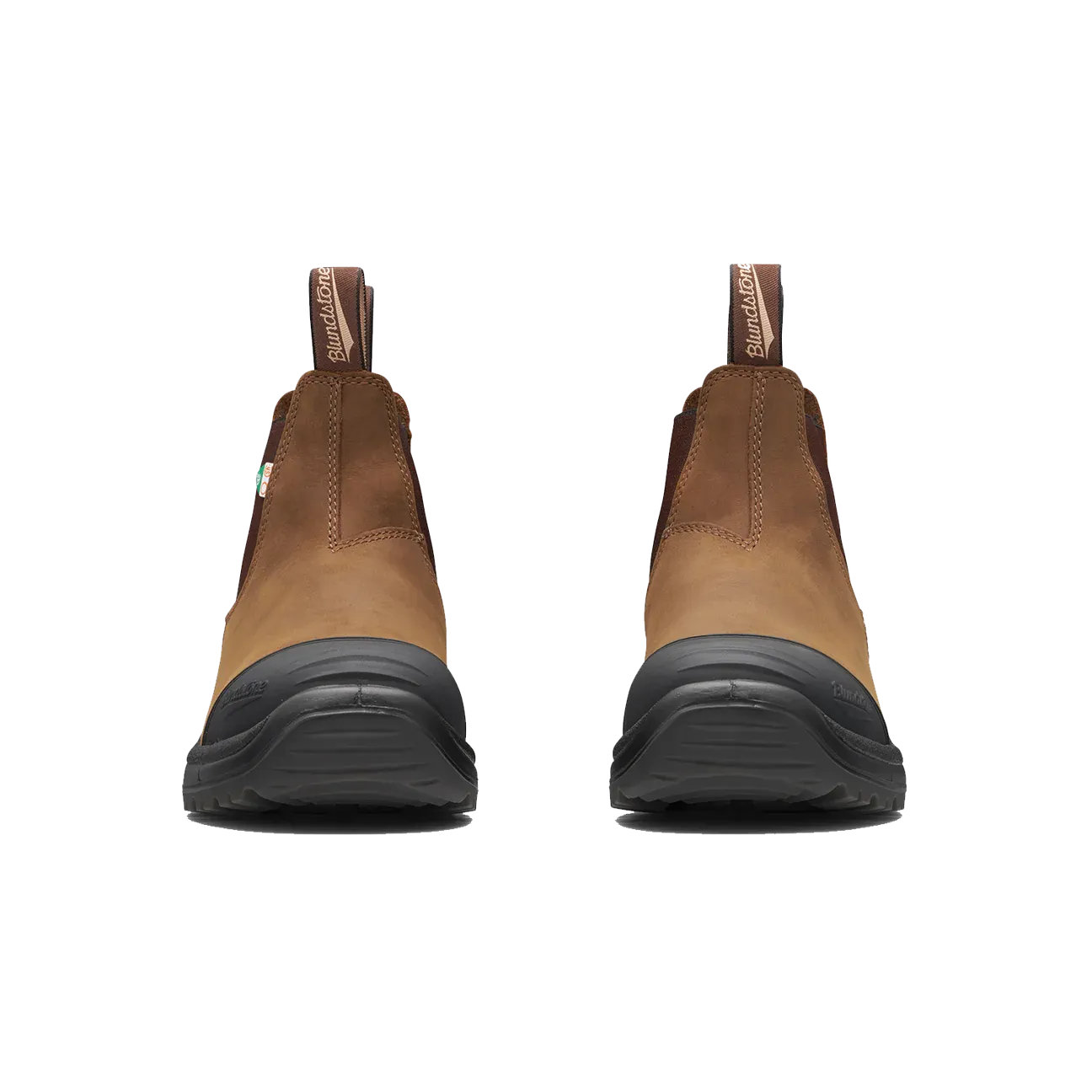 Blundstone -169  Work & Safety Boot Rubber Toe Cap Crazy Horse Brown