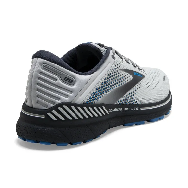 'Brooks' Men's Adrenaline GTS 22 - Oyster / India Ink / Blue