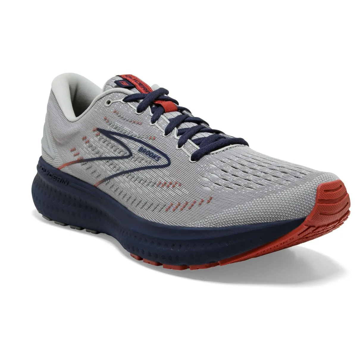 'Brooks' Men's Glycerin 19 - Grey / Alloy / Peacoat