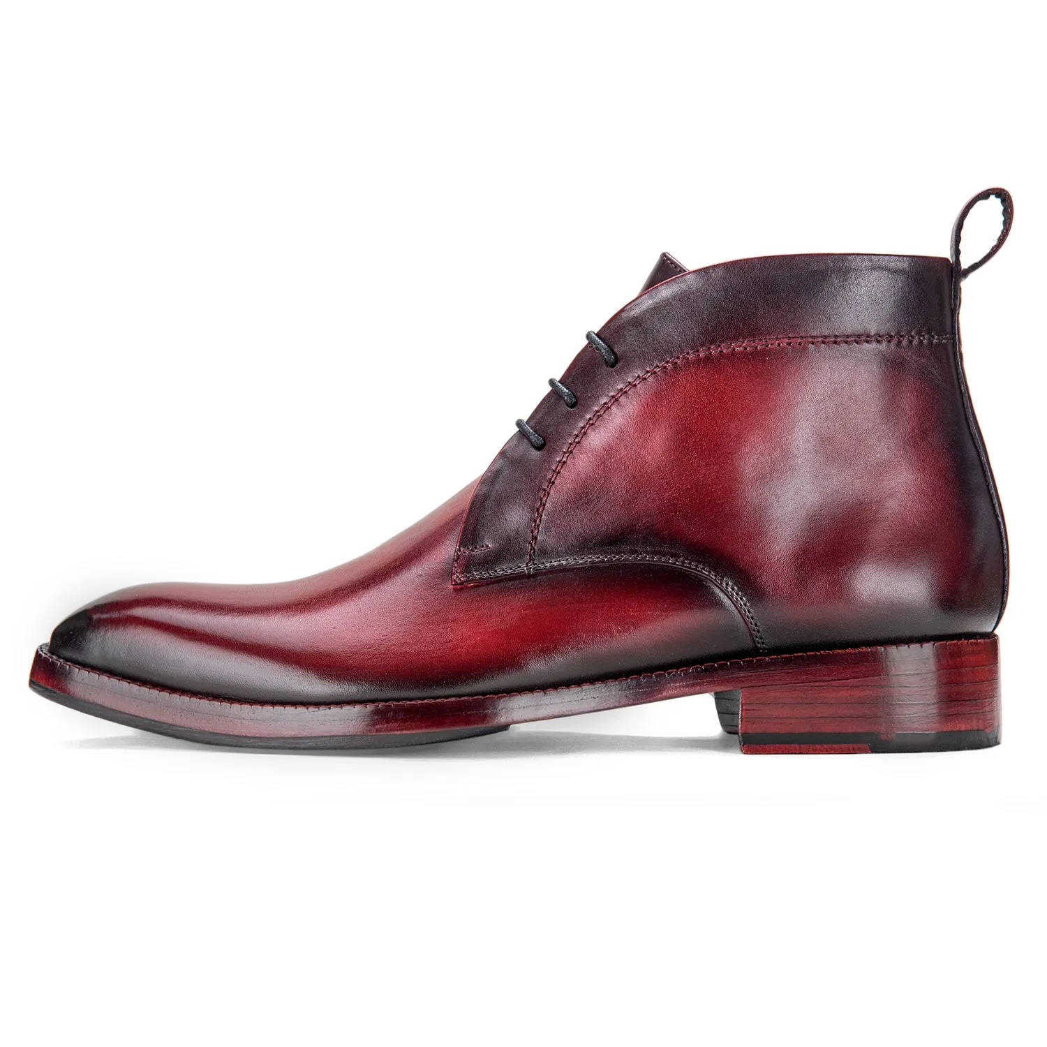 Chukka Boots- Wine Red