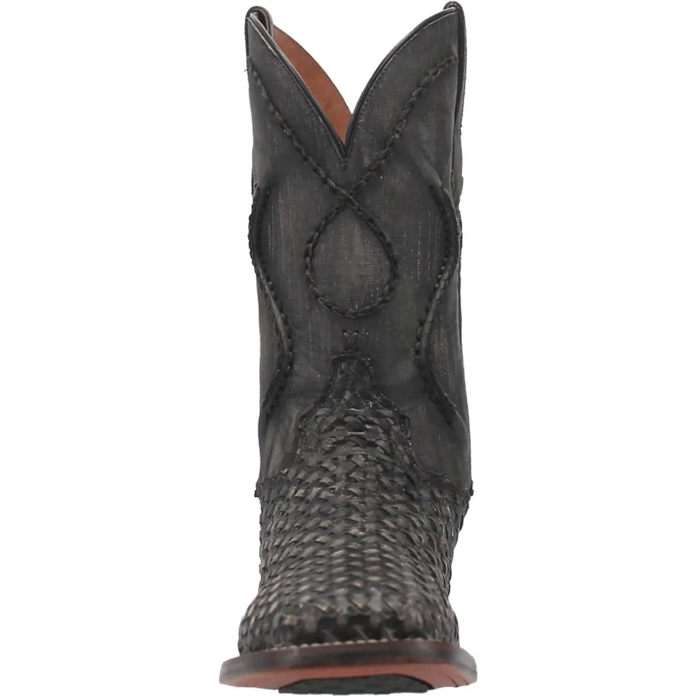 'Dan Post' Men's 12" Stanley Western Square Toe - Black