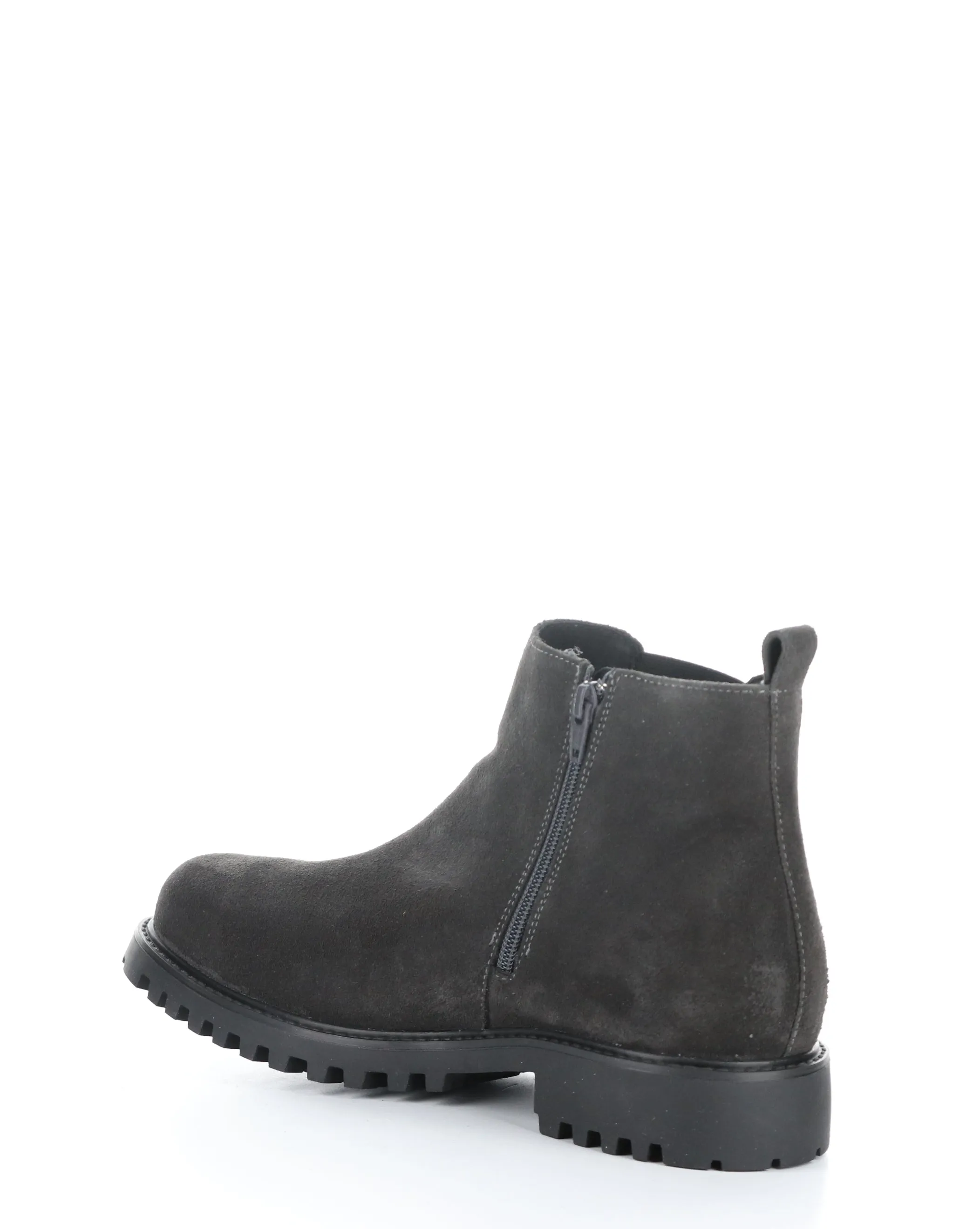 DAX GREY/BLACK Round Toe Boots