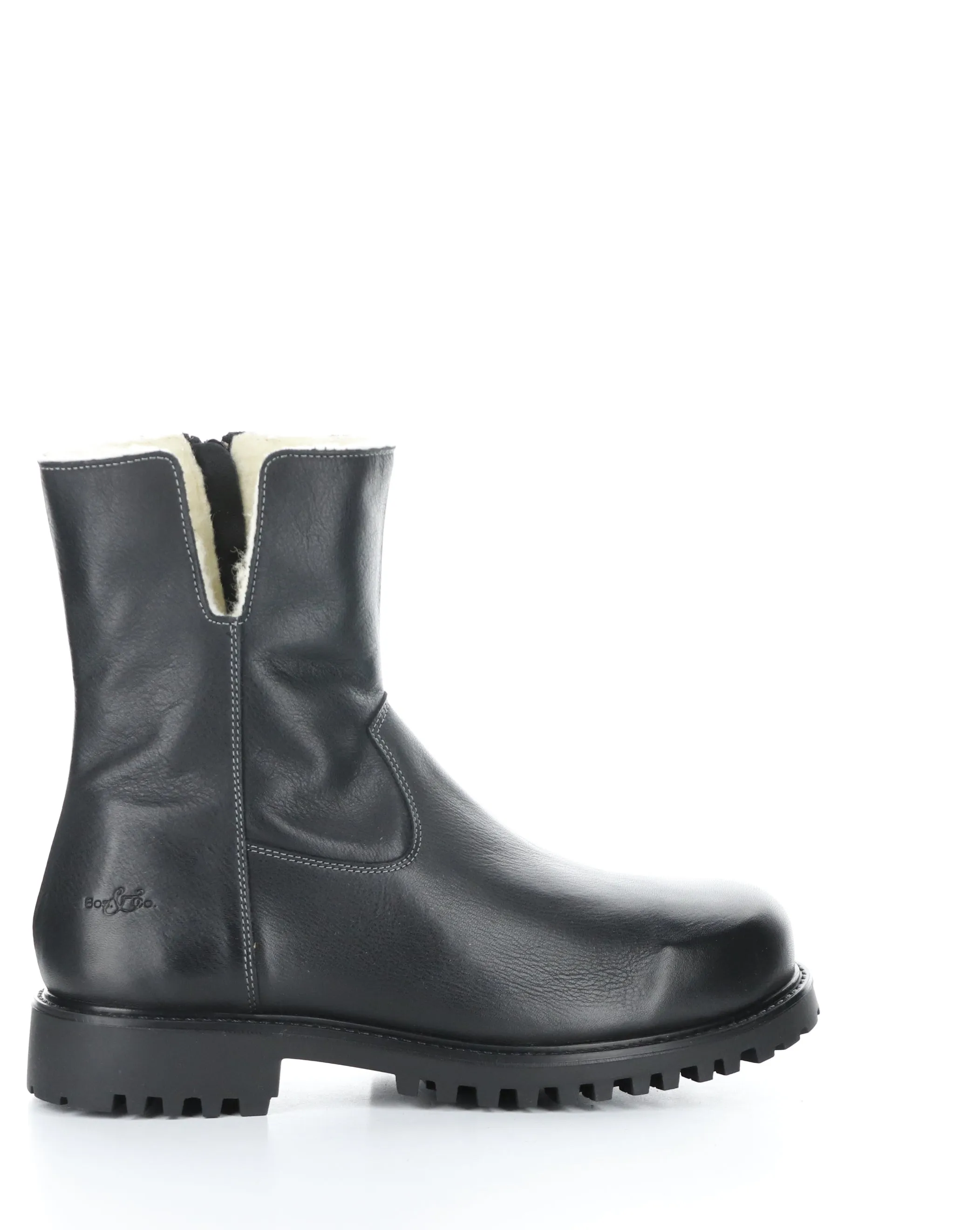 DEREK BLACK Round Toe Boots