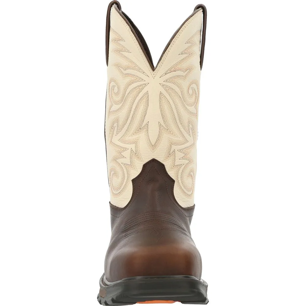 'Durango' Men's 11" Maverick XP WP Western Comp Toe - Chocolate / White