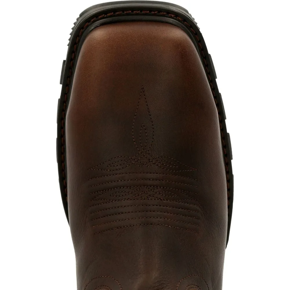 'Durango' Men's 11" Maverick XP WP Western Comp Toe - Chocolate / White