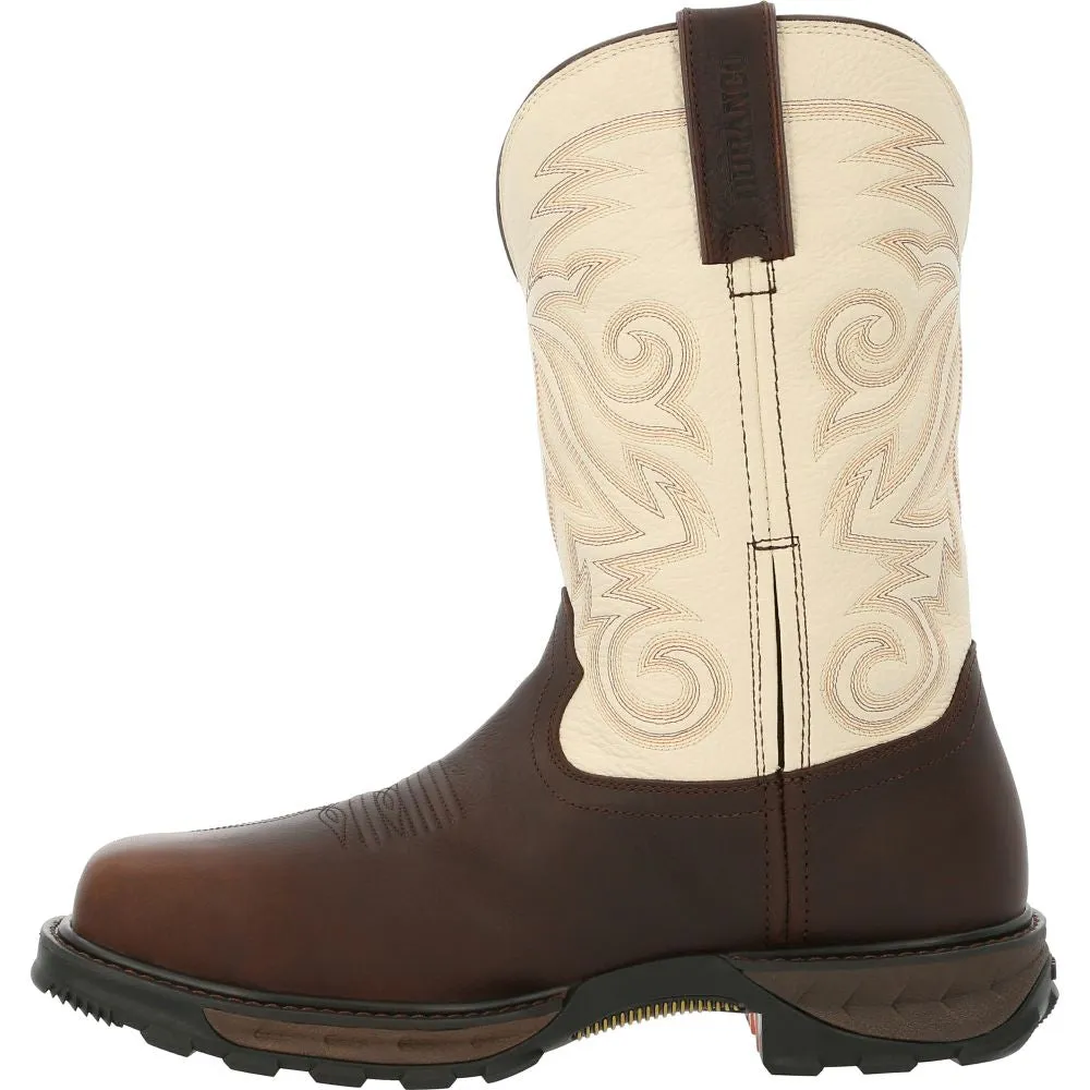 'Durango' Men's 11" Maverick XP WP Western Comp Toe - Chocolate / White