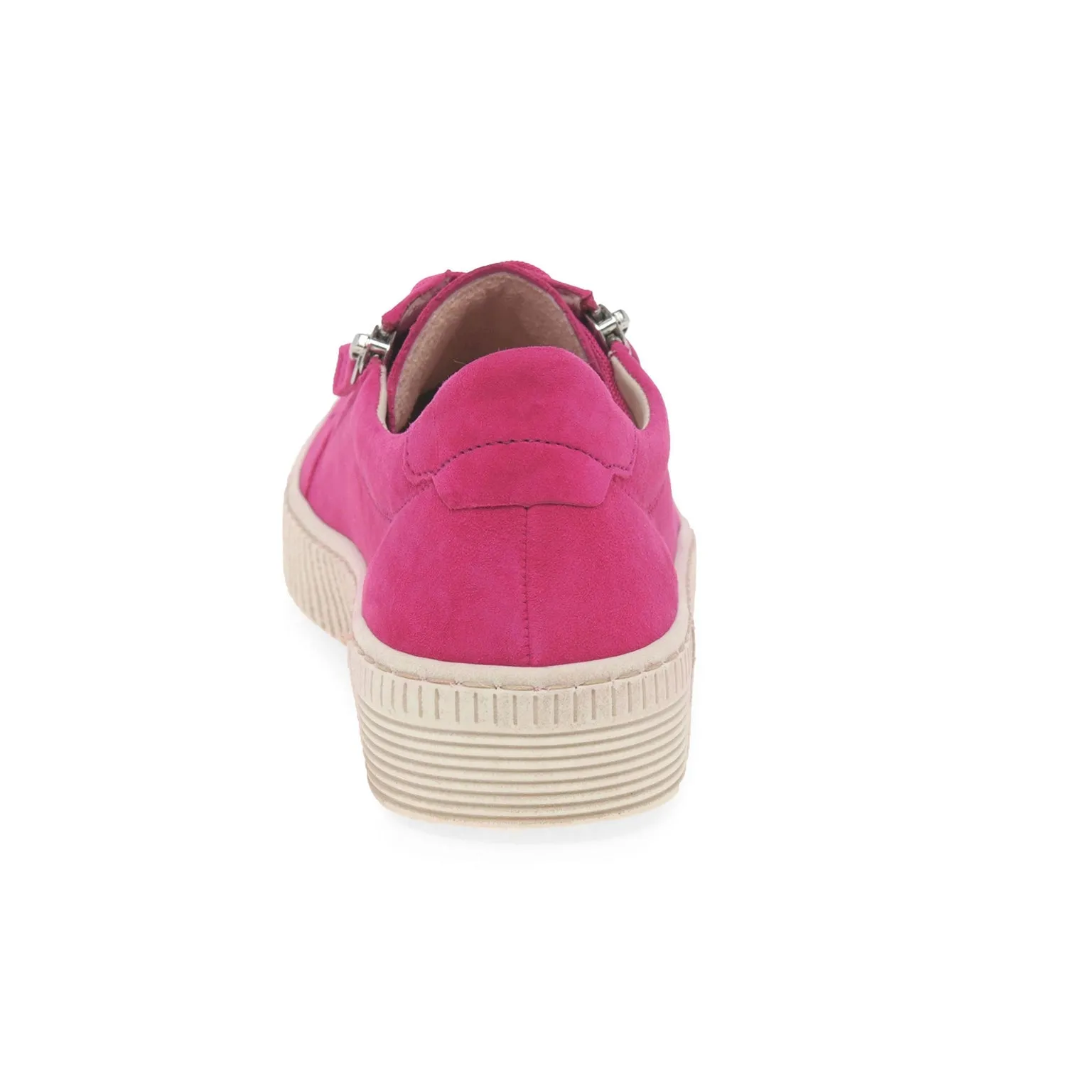 GABOR 43.334.15 NUBUK PINK TRAINERS