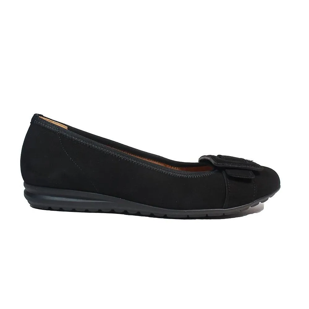 Gabor Women's 32.626.47 Buckle Ballet Flat - Black