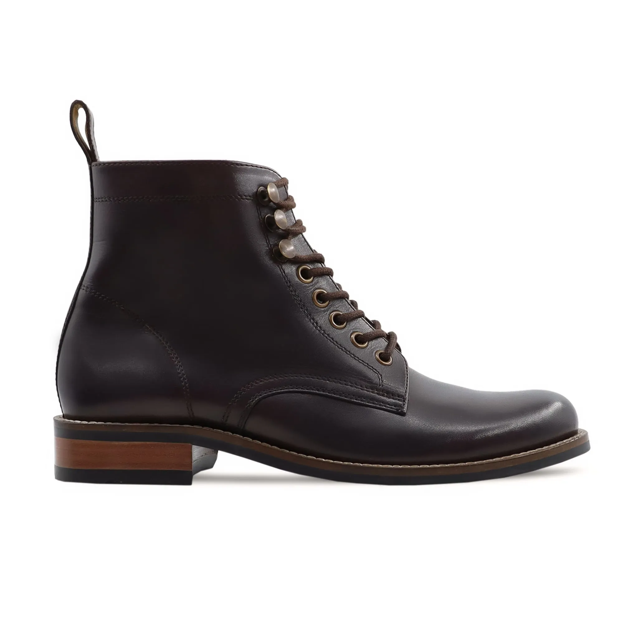 Ganser - Men's Dark Brown Calf Leather Boot