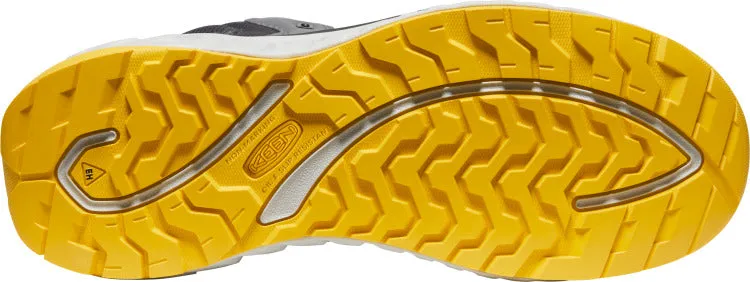 'Keen Utility' Men's Arvada EH Mid Sneaker Carbon-Fiber Toe - Black / KEEN Yellow