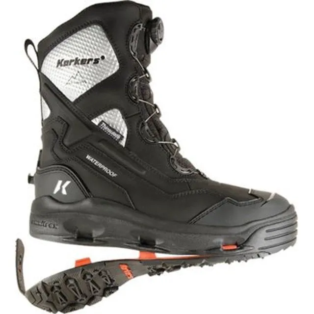 'Korker's Men's 12 Polar Vortex 1200GR Insulated WP Winter Boot - Black