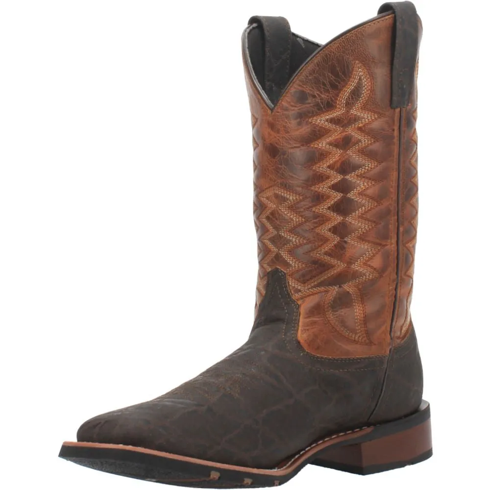 'Laredo' Men's 11" Dillon Western Square Toe - Brown