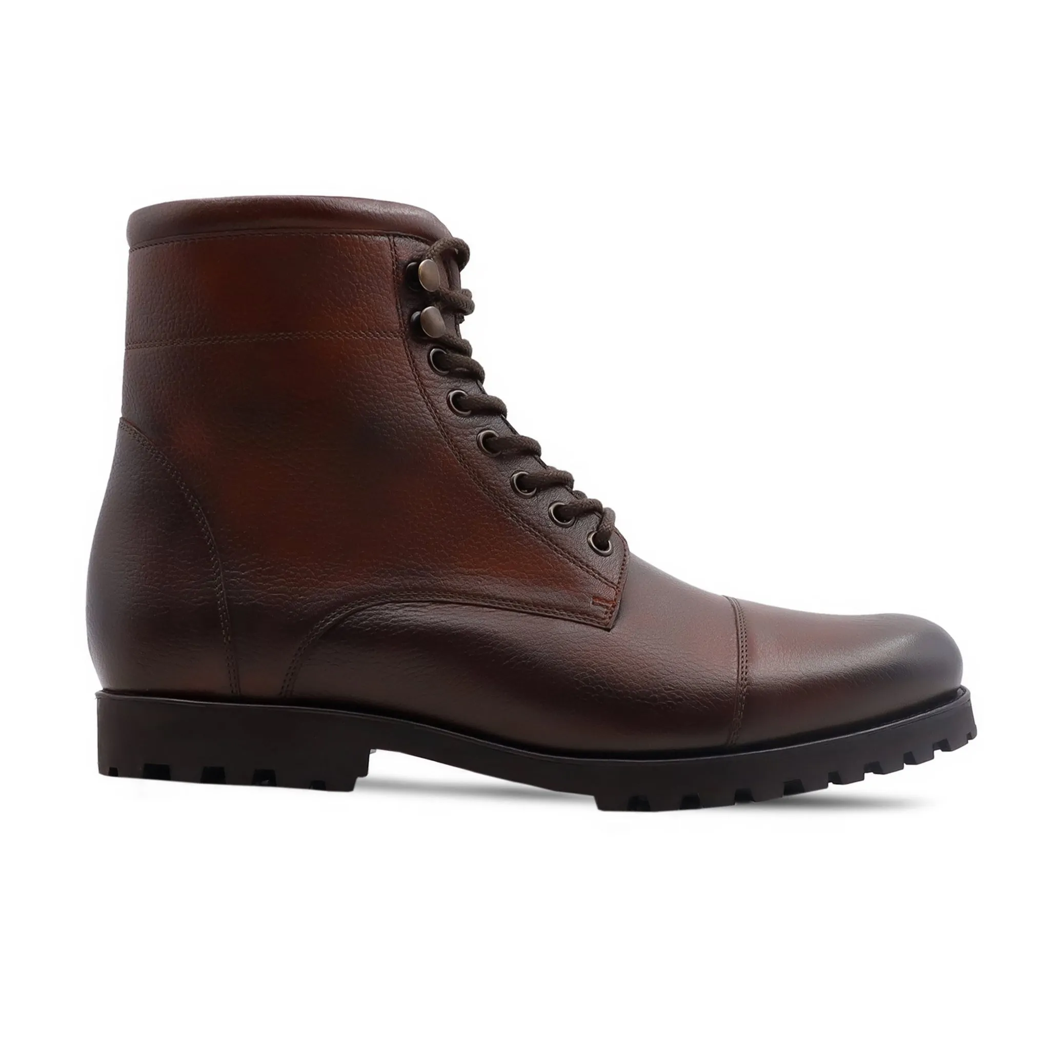 Majuro - Men's Burnish Oxblood Pebble Grain Boot