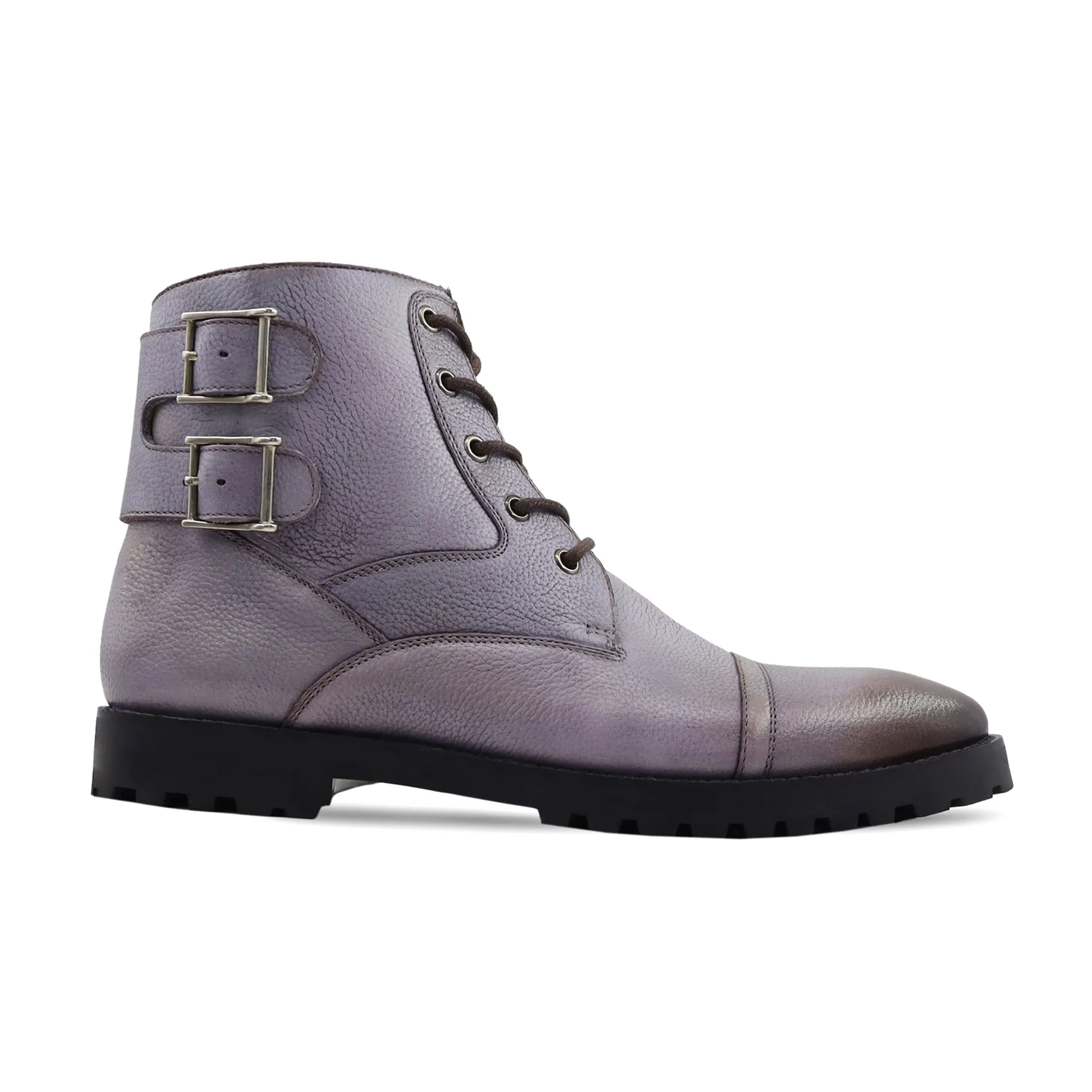 Merap - Men's Light Purple Pebble Grain Boot