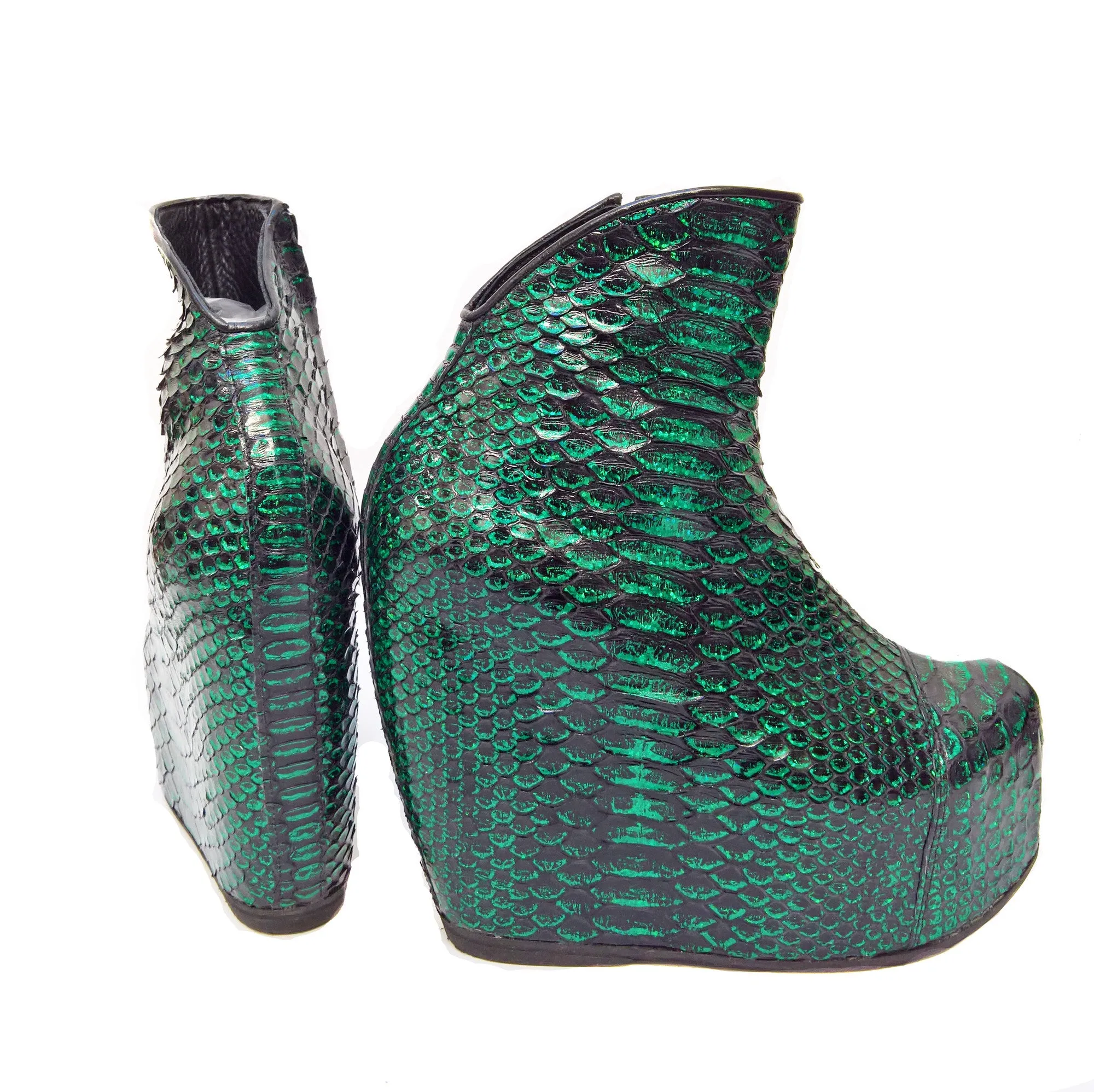 MERMAID Platform Wedge Boots