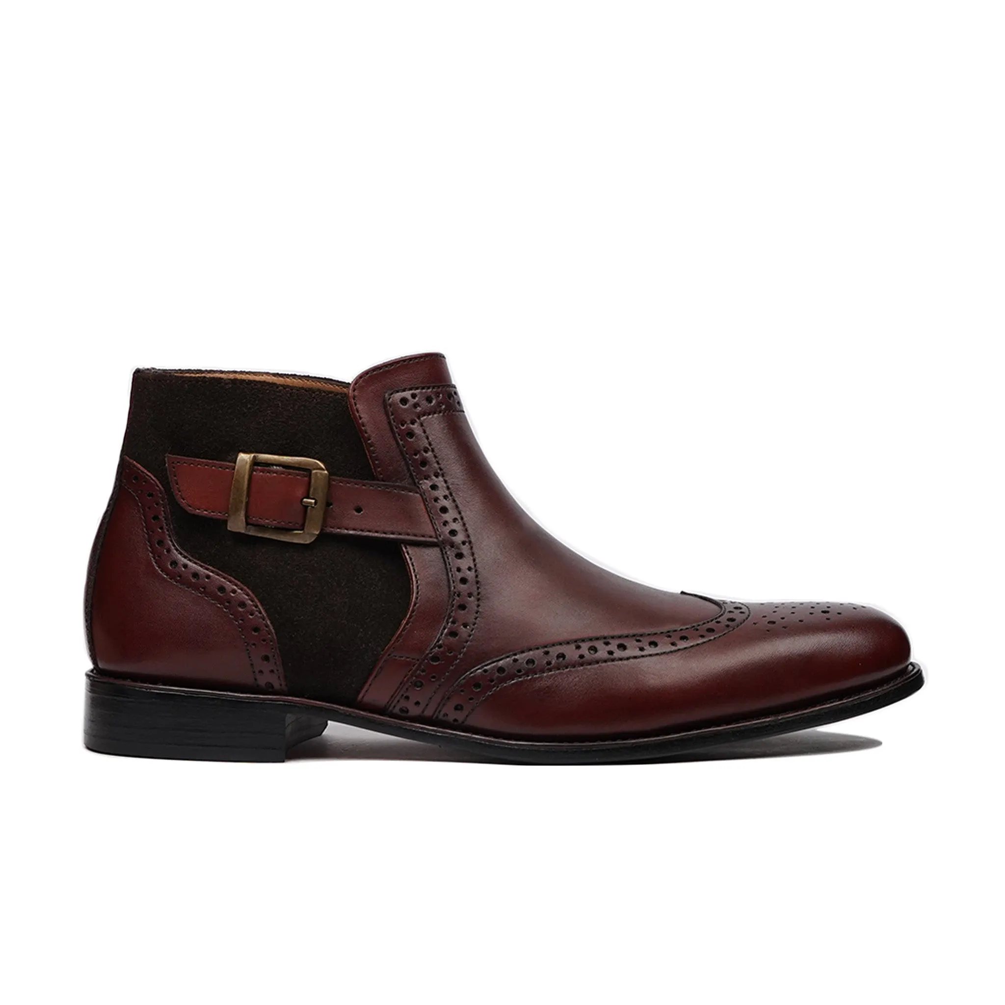 Norwalk - Men's Oxblood Calf Leather Jodhpur