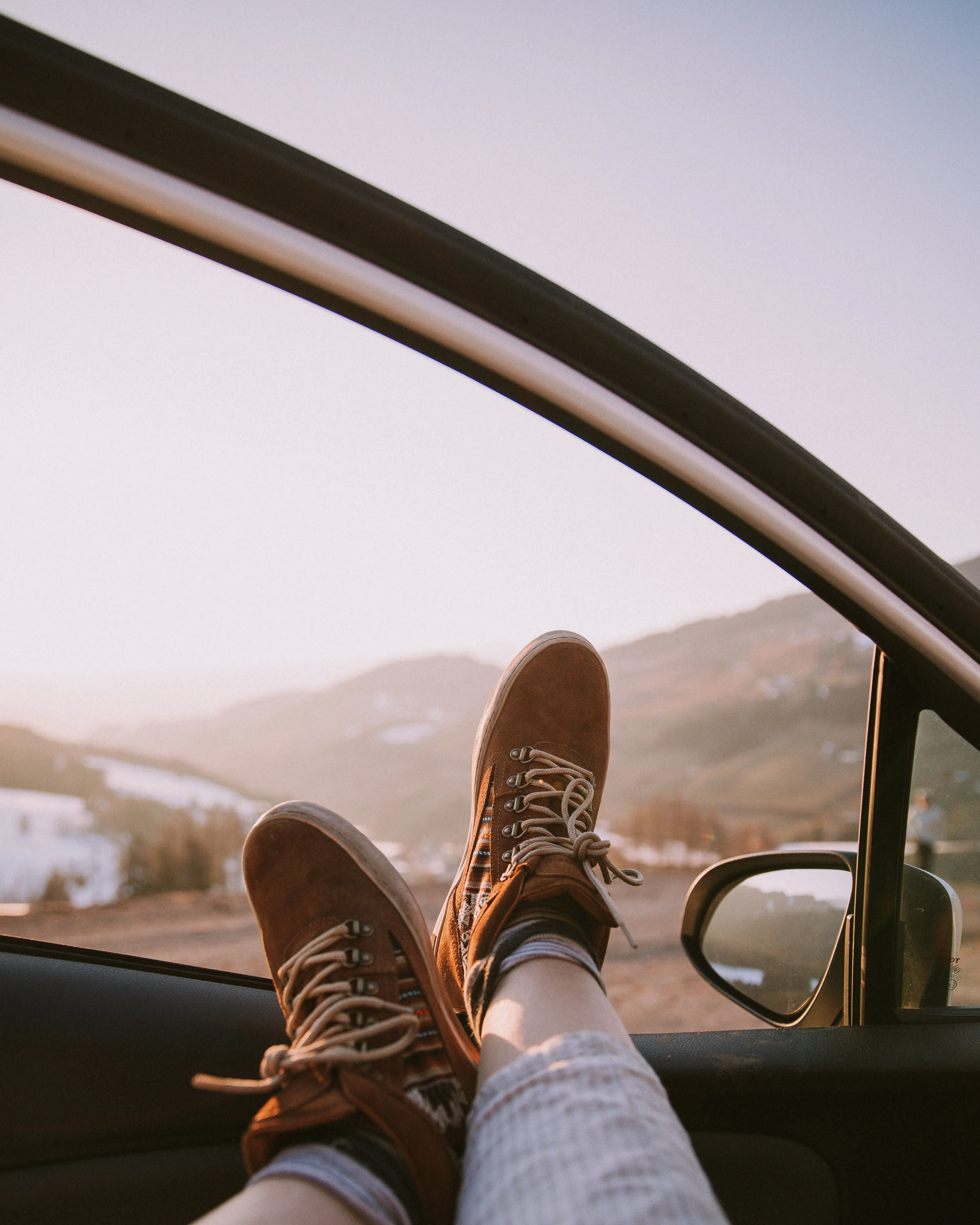 Tan Suede Camping Boot