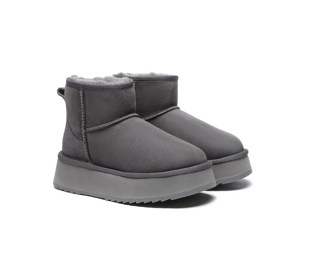 UGG Australian Shepherd Ugg Mini Platform Ugg Boots Thick Bottom Mini Classic