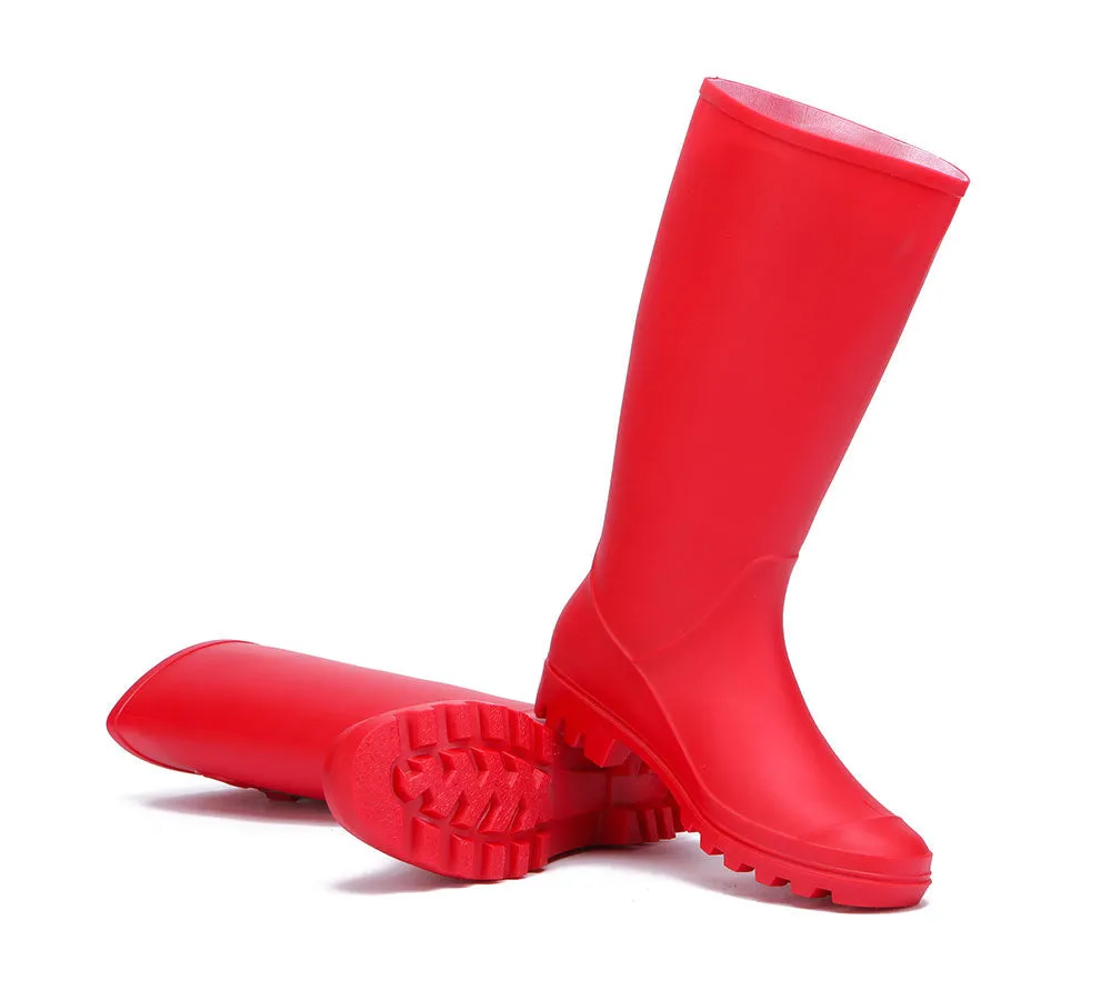 TARRAMARRA Rainboots ,Tall Gumboots Women Veronica With Wool Insoles