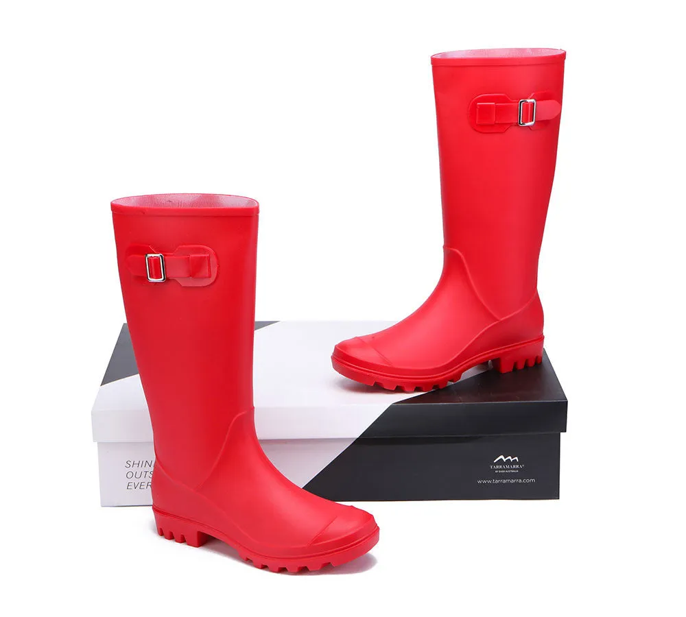 TARRAMARRA Rainboots ,Tall Gumboots Women Veronica With Wool Insoles