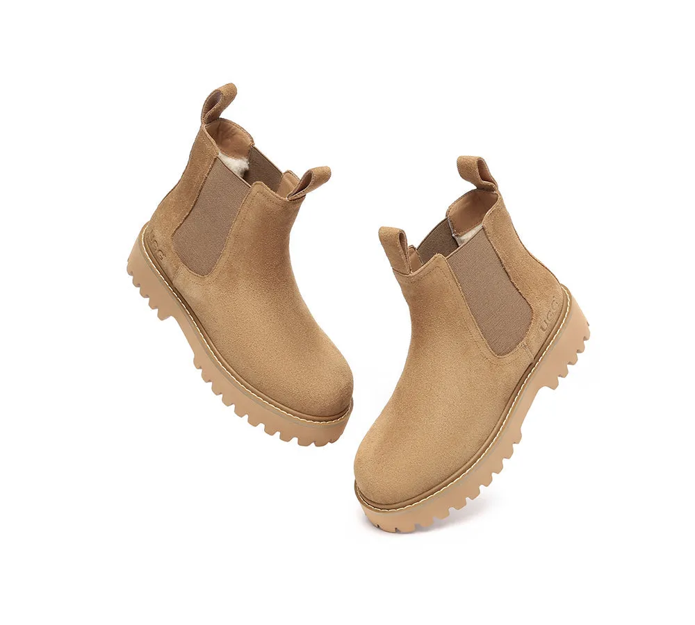 UGG AUSTRALIAN SHEPHERD Ugg Boots Chelsea Block Heel Chana